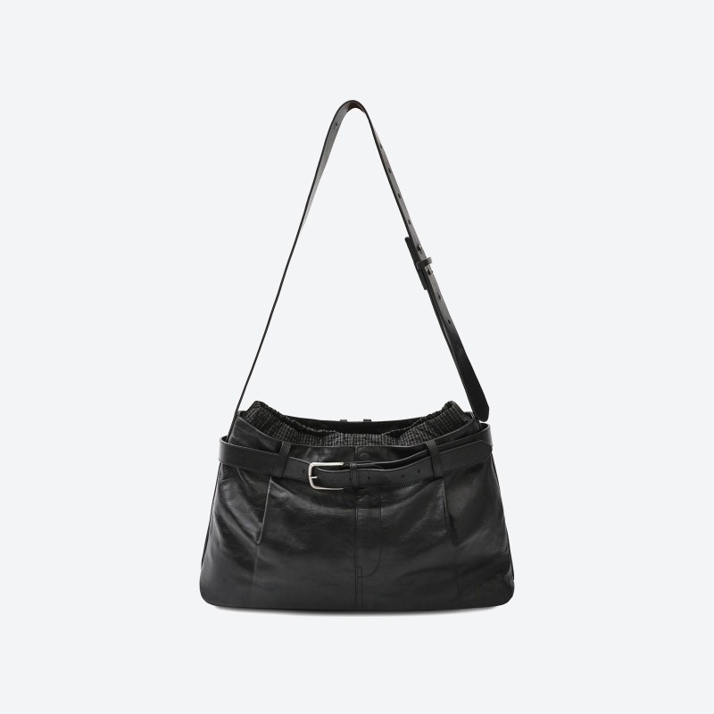 Deconstructed Pants Shoulder Bag